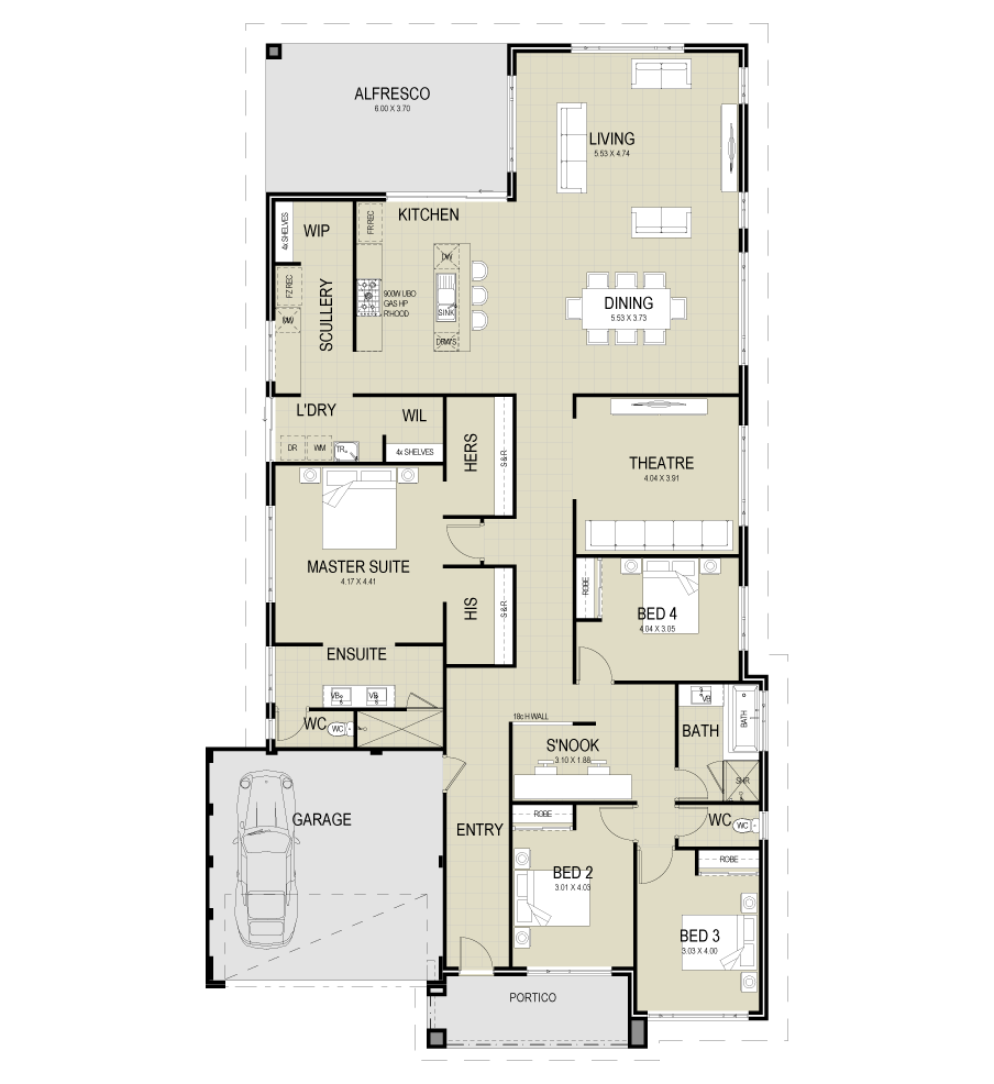 The Madrid floor plan